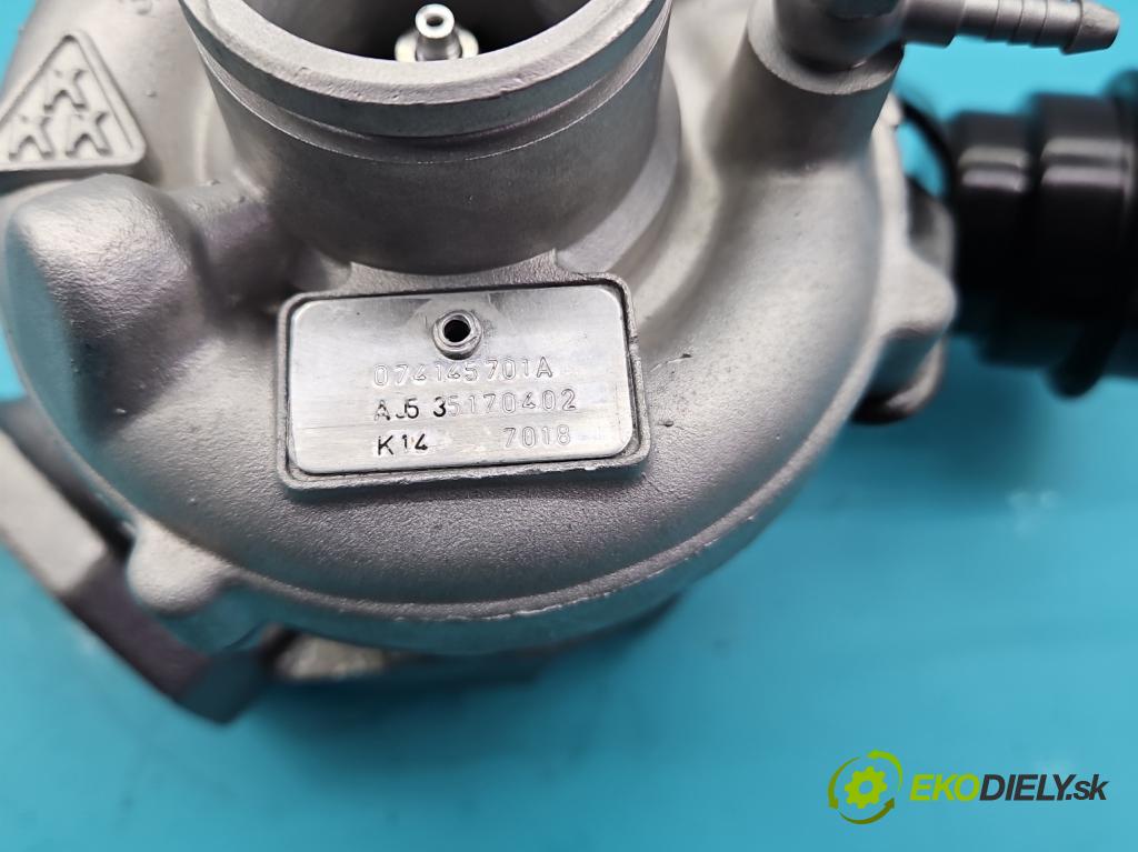 Vw Transporter T4 1990-2003 2.5 tdi 102 hp manual 75 kW 2461 cm3 5- Turbodmychadlo repasováno K14-7018