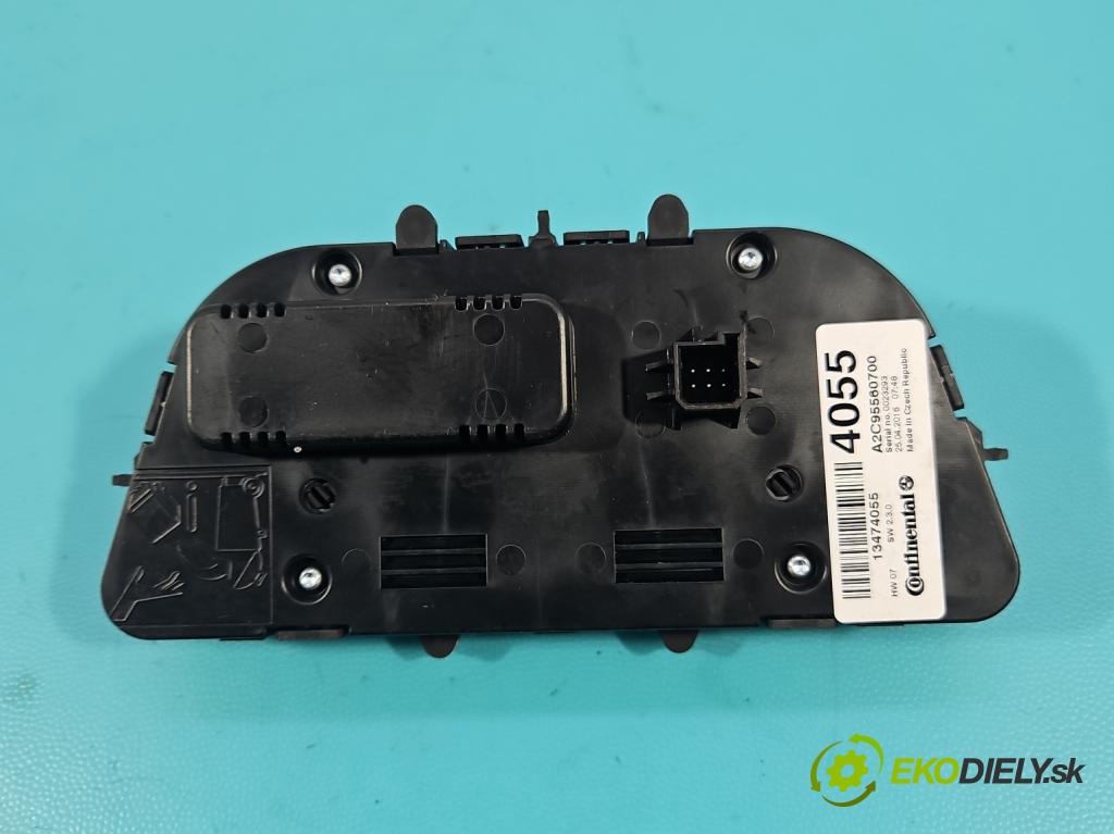 Opel Mokka A 2012-2019 1.4 T 140 hp manual 103 kW 1364 cm3 5- palubní deska panel topení 13474055