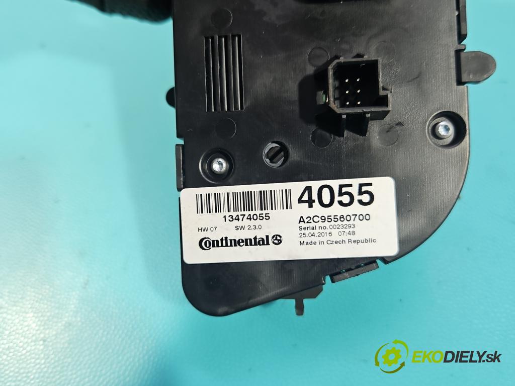 Opel Mokka A 2012-2019 1.4 T 140 hp manual 103 kW 1364 cm3 5- palubní deska panel topení 13474055