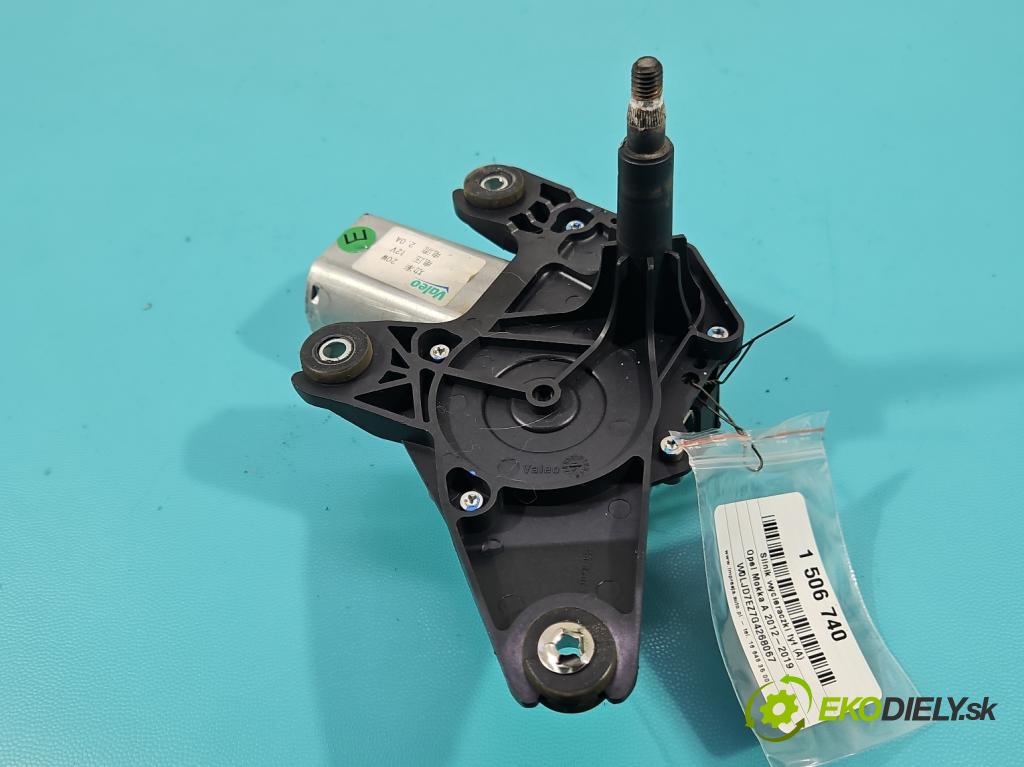 Opel Mokka A 2012-2019 1.4 T 140 HP manual 103 kW 1364 cm3 5- motor stieračov zadné 96955193