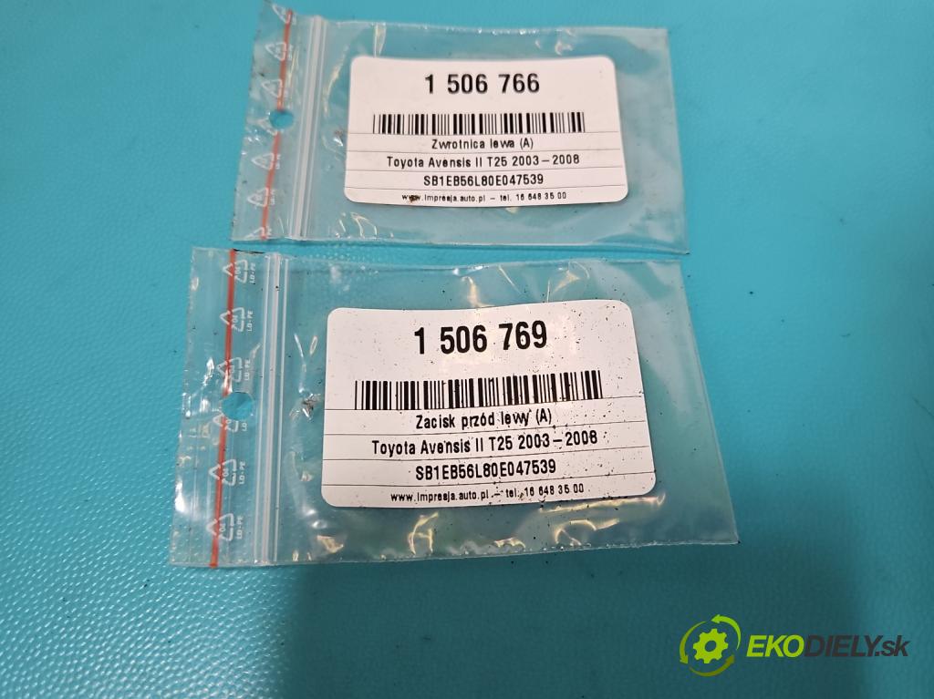 Toyota Avensis II T25 2003-2008 2.2 D-CAT 177 HP manual 130 kW 2231 cm3 5- náboj ľavé  (Náboj kolesa)