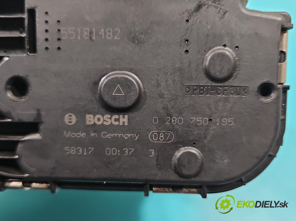 Alfa romeo 159 2.2 JTS 185 HP manual 136 kW 2198 cm3 4- klapka 0280750195 (Škrtiaca klapka)