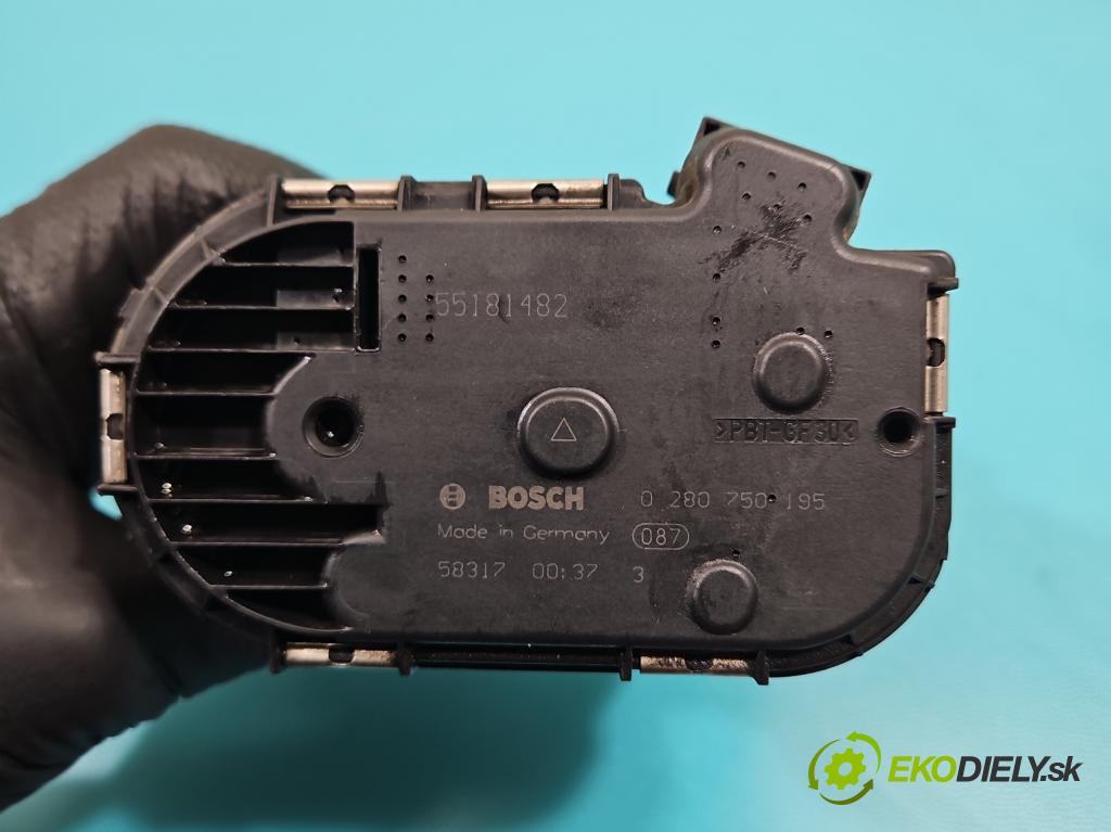 Alfa romeo 159 2.2 JTS 185 HP manual 136 kW 2198 cm3 4- klapka 0280750195 (Škrtiaca klapka)