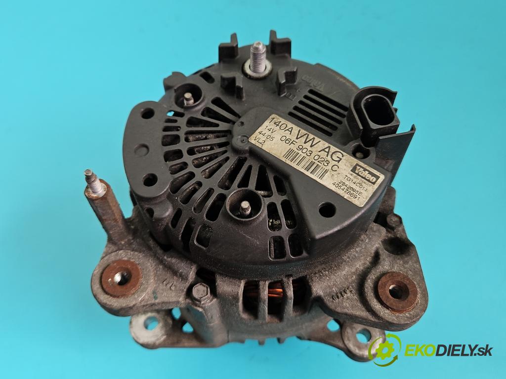 Vw Golf plus 1.9 tdi 105 HP manual 77 kW 1896 cm3 5- Alternator 06F903023C (Alternátor)