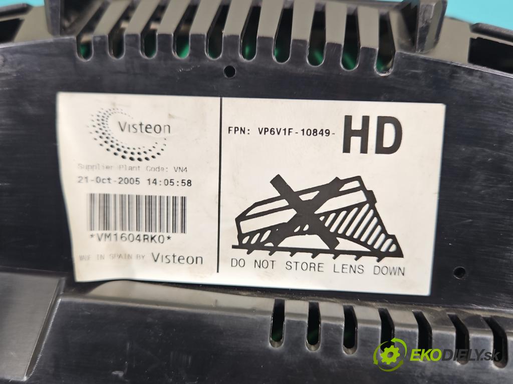 Vw Golf plus 1.9 tdi 105 HP manual 77 kW 1896 cm3 5- prístrojovka/ budíky 1K0920862K (Prístrojová doska)