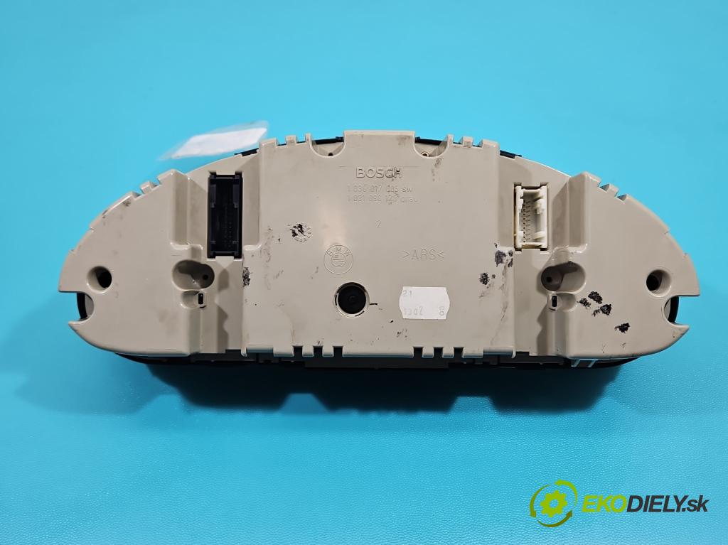 Bmw 3 E46 1998-2007 1.8 116 HP manual 85 kW 1796 cm3 3- prístrojovka/ budíky 0263639158 (Prístrojová doska)