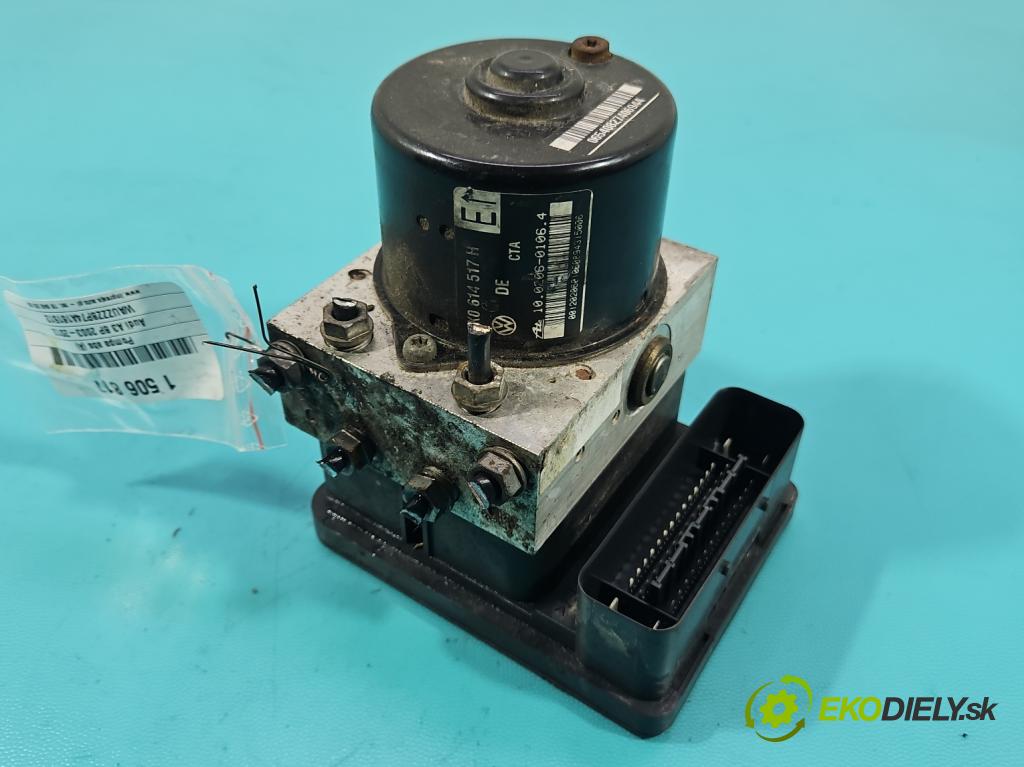 Audi A3 8P 2003-2012 1.6 FSI 116 HP manual 85 kW 1598 cm3 3- čerpadlo abs 1K0614517H (Pumpa ABS)