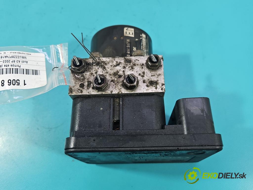 Audi A3 8P 2003-2012 1.6 FSI 116 HP manual 85 kW 1598 cm3 3- čerpadlo abs 1K0614517H (Pumpa ABS)