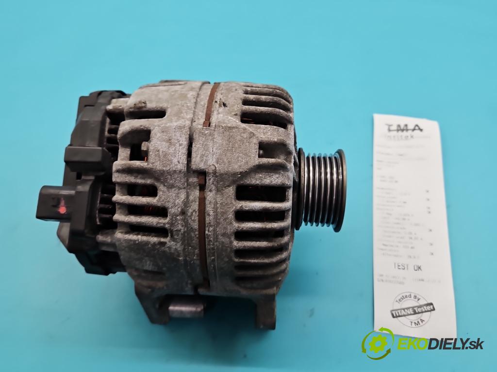Audi A3 8P 2003-2012 1.6 FSI 116 HP manual 85 kW 1598 cm3 3- Alternator 03C903023D (Alternátor)
