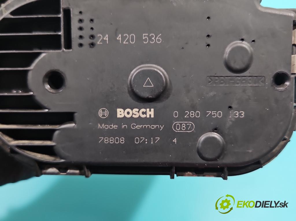 Opel Meriva A 2002-2010 1.4 16V 90 HP manual 66 kW 1364 cm3 5- klapka 0280750133 (Škrtiaca klapka)