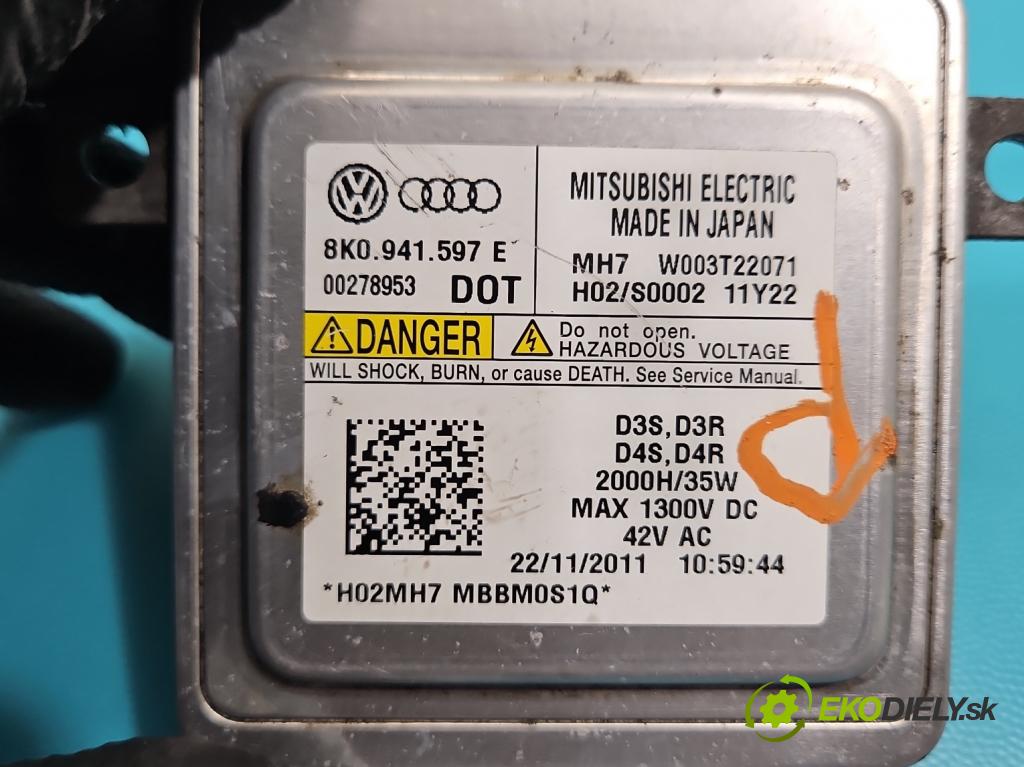 Audi A6 C7 2011-2018 3.0 tdi 204 HP automatic 150 kW 2967 cm3 4- střídač: xenon 8K0941597E (Riadiaca jednotka xenónu)