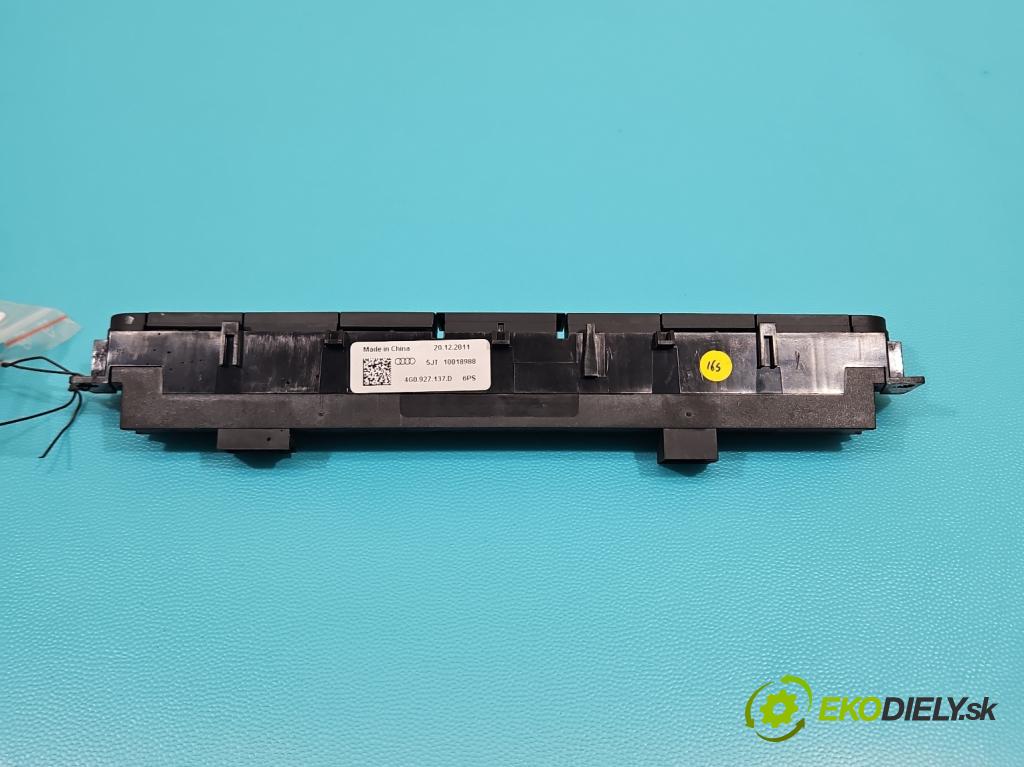 Audi A6 C7 2011-2018 3.0 tdi 204 hp automatic 150 kW 2967 cm3 4- Přepínač 4G0927137D