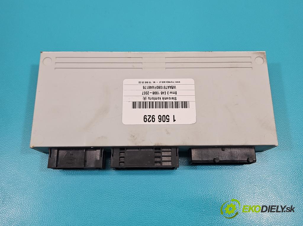 Bmw 3 E46 1998-2007 1.8 116 hp manual 85 kW 1796 cm3 3- řídící jednotka komfortu 6932368