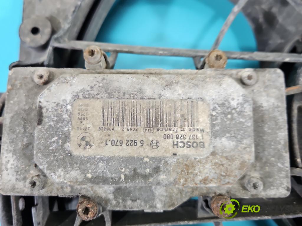 Bmw 3 E46 1998-2007 1.8 116 hp manual 85 kW 1796 cm3 3- ventilátor chladič 1137328080