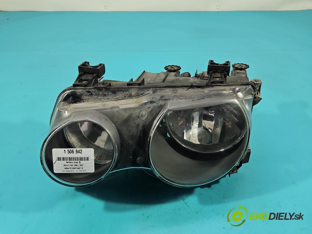 Bmw 3 E46 1998-2007 1.8 116 HP manual 85 kW 1796 cm3 3- Reflektor: ľavý  (Kľučka dverí ostatné)