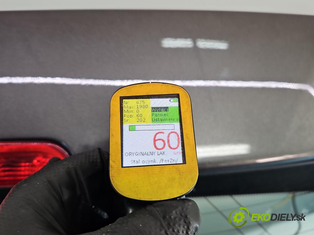 Peugeot 308 I 2007-2013 1.6 16V 120 hp manual 88 kW 1598 cm3 5- zadní kufrové dveře  (Zadní kapota (kufr))