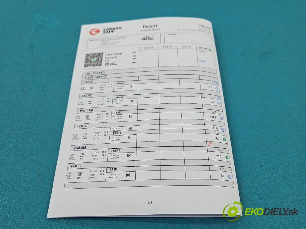 Jeep Grand Cherokee WK2 IV 2010-2021 3.0 CRD 241KM automatic 177 kW 2987 cm3 5- vstrek 0445110430 (Vstrekovač paliva)