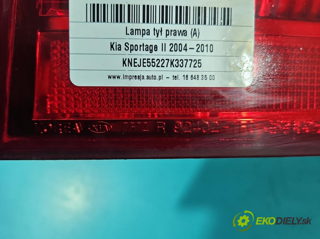 Kia Sportage II 2004-2010 2.0 16V 141 hp manual 104 kW 1975 cm3 5- světlo zadní pravé (Klika dveří ostatní)