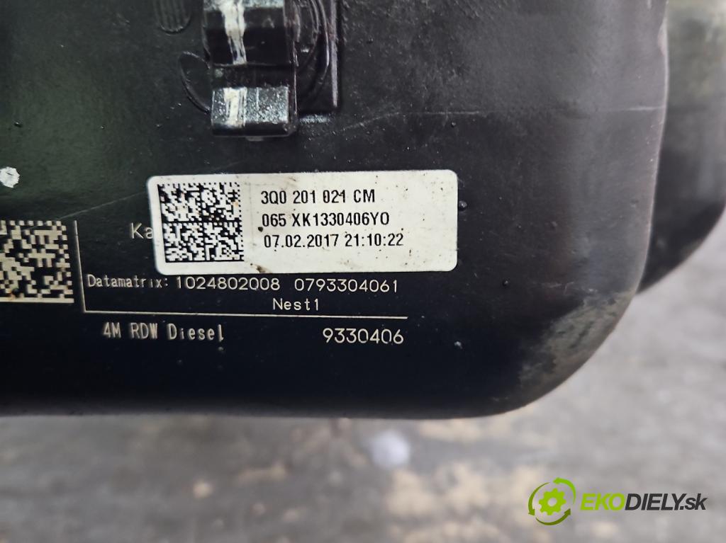 Skoda Superb III 2015-2024 2.0 tdi 190 hp automatic 140 kW 1968 cm3 5- Nádrž: paliva 3Q0201021CM (Palivová nádrž)