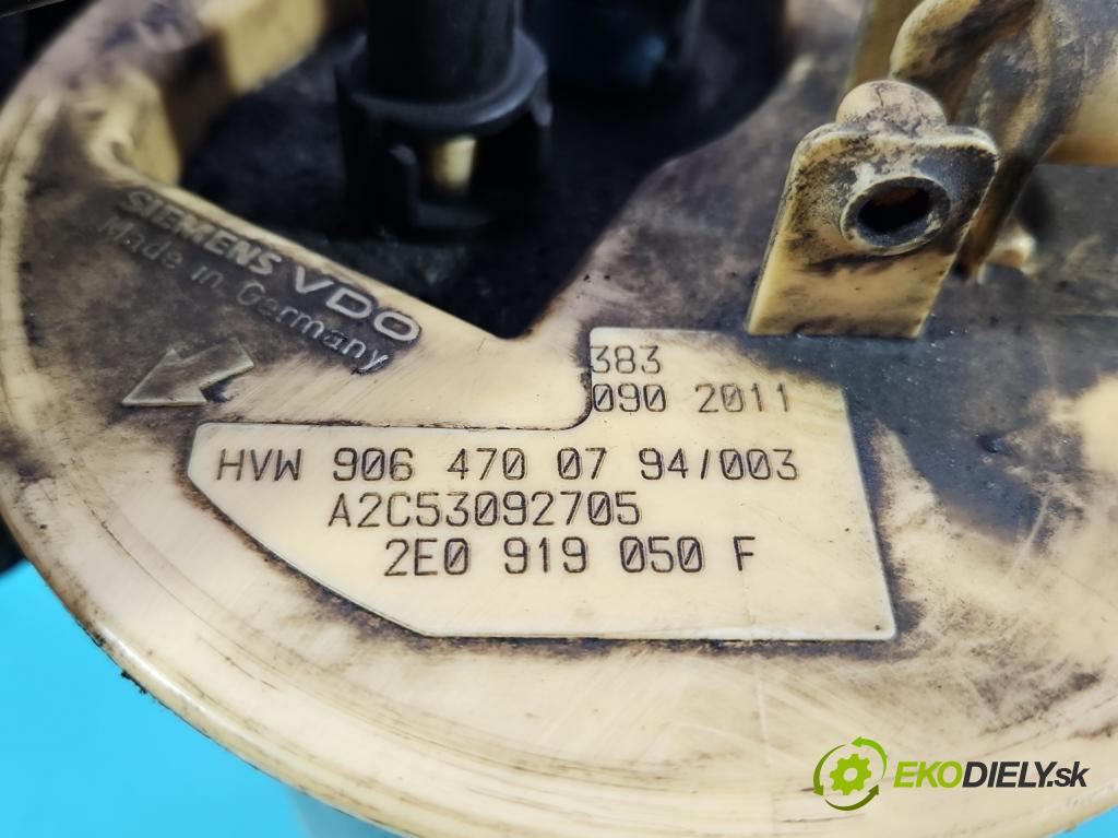 Vw Crafter 2006-2016 2.5 tdi 136hp manual 100 kW 2461 cm3 4- čerpadlo paliva 2E0919050F
