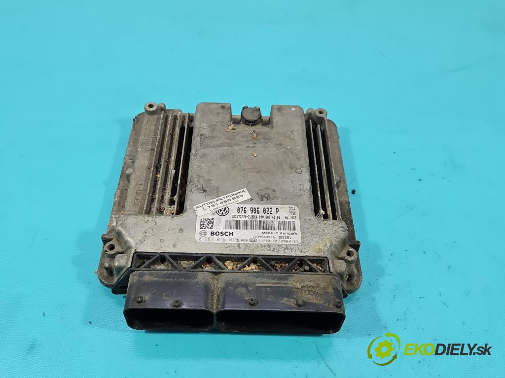 Vw Crafter 2006-2016 2.5 tdi 136 HP manual 100 kW 2461 cm3 4- riadiaca jednotka motora 076906022P