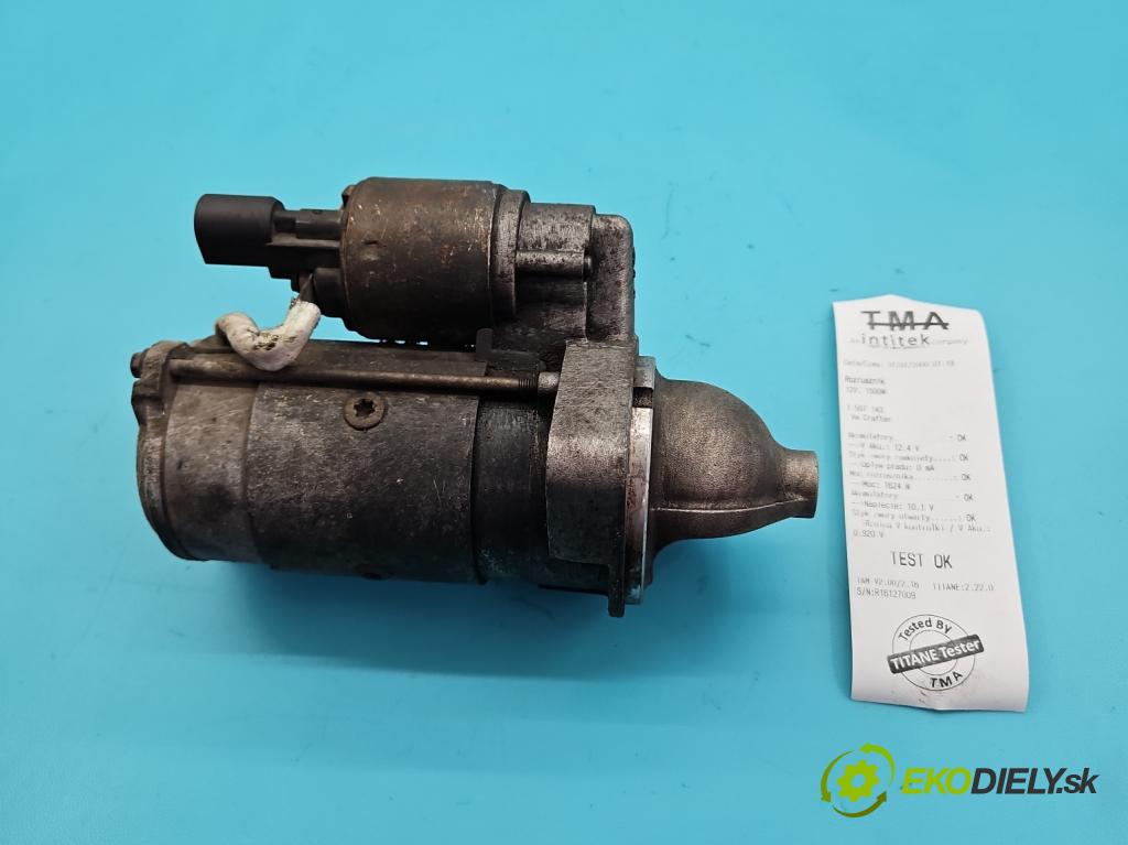 Vw Crafter 2006-2016 2.5 tdi 136 HP manual 100 kW 2461 cm3 4- štartér 076911023B (Štartér)