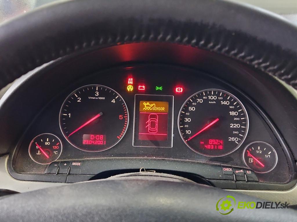 Audi A4 B6 2000-2004 1.9 tdi 131 HP manual 96 kW 1896 cm3 4- prístrojovka/ budíky 0263626020 (Prístrojová doska)