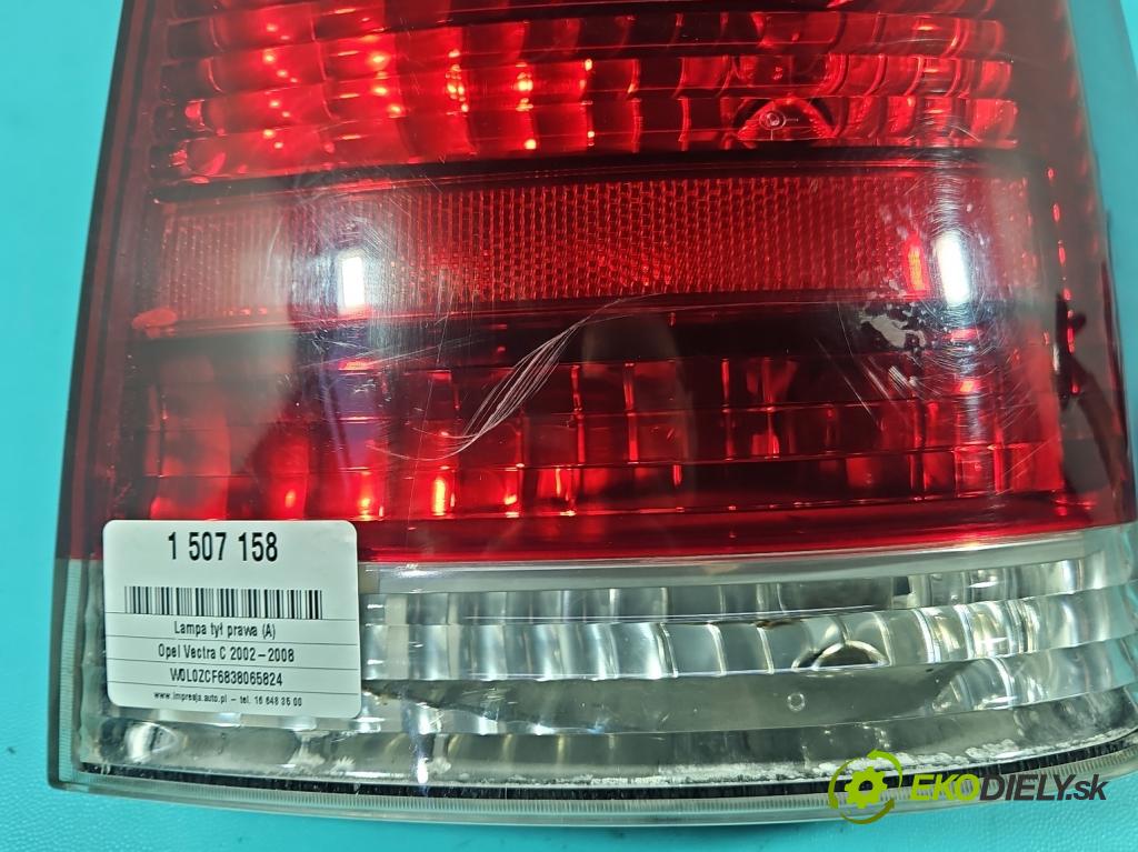 Opel Vectra C 2002-2008 2.2 16V 147 hp manual 108 kW 2198 cm3 5- světlo zadní pravé 13130646 (Klika dveří ostatní)