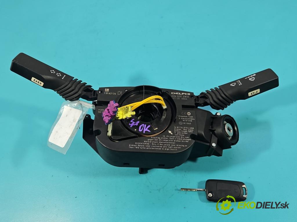 Opel Vectra C 2002-2008 2.2 16V 147 HP manual 108 kW 2198 cm3 5- Spínačka 13162134 (Spínacia skrinka)