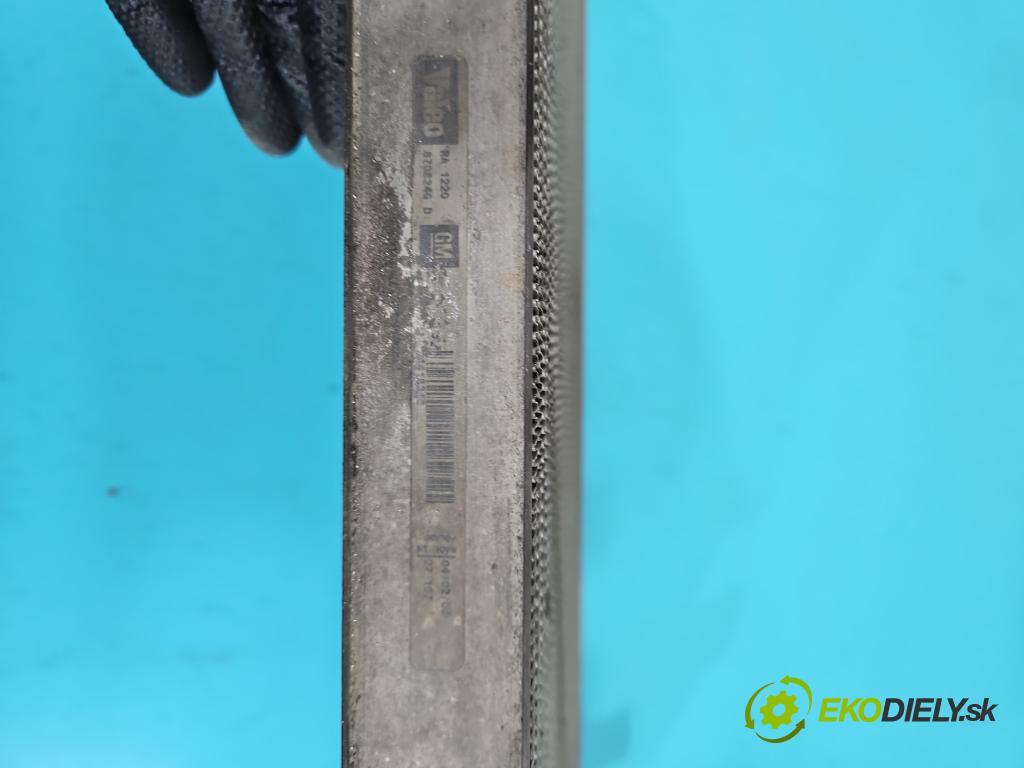 Opel Vectra C 2002-2008 2.2 16V 147 hp manual 108 kW 2198 cm3 5- Chladič vody (Vodní chladič)