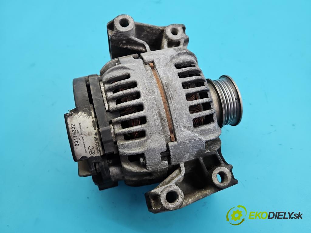 Opel Vectra C 2002-2008 2.2 16V 147 HP manual 108 kW 2198 cm3 5- Alternator 93179322 (Alternátor)
