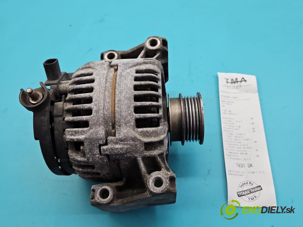 Opel Vectra C 2002-2008 2.2 16V 147 HP manual 108 kW 2198 cm3 5- Alternator 93179322 (Alternátor)