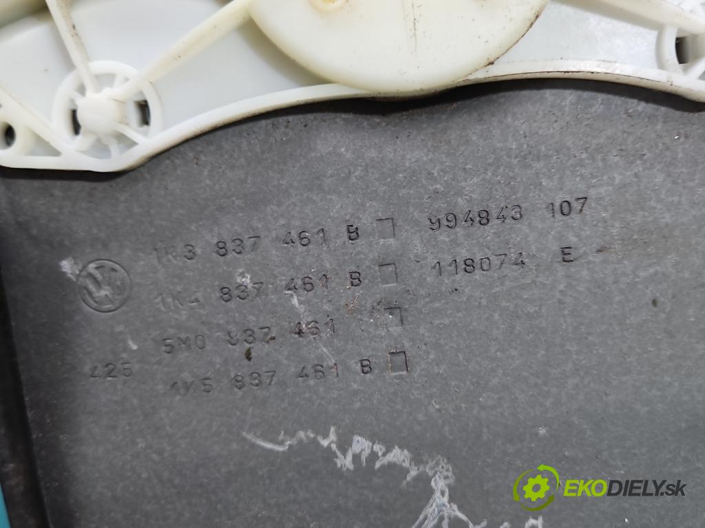 Vw Golf plus 1.9 tdi 105 HP manual 77 kW 1896 cm3 5- mechanizmus okna predné ľavý 1K0959793G