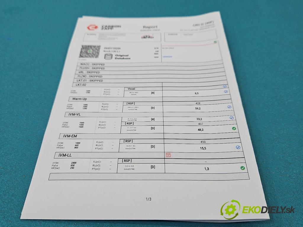 Citroen C4 Picasso I 2006-2013 1.6 hdi 109 HP automatic 80 kW 1560 cm3 5- vstrek 0445110259 (Vstrekovač paliva)