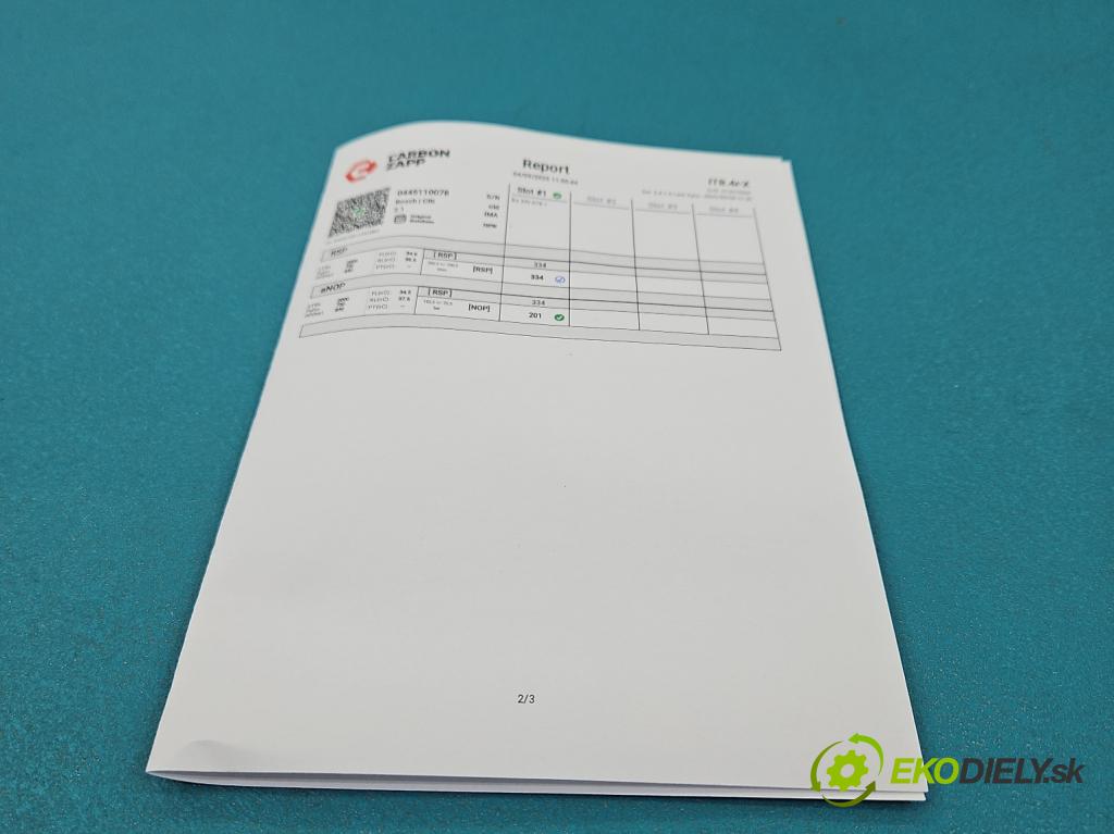 Volvo V70 II 1999-2007 2.4 D5 163 HP manual 120 kW 2401 cm3 5- vstrek 0445110078 (Vstrekovač paliva)