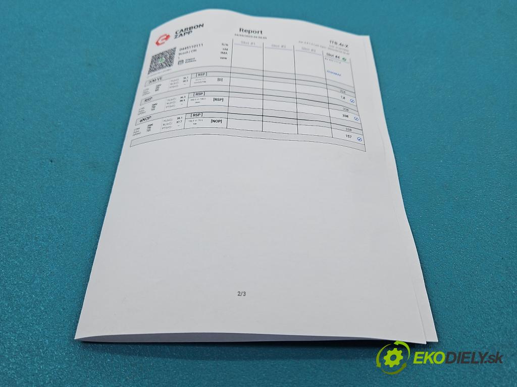 Alfa romeo 156 1.9 JTD 140 HP manual 103 kW 1910 cm3 5- vstrek 0445110111 (Vstrekovač paliva)