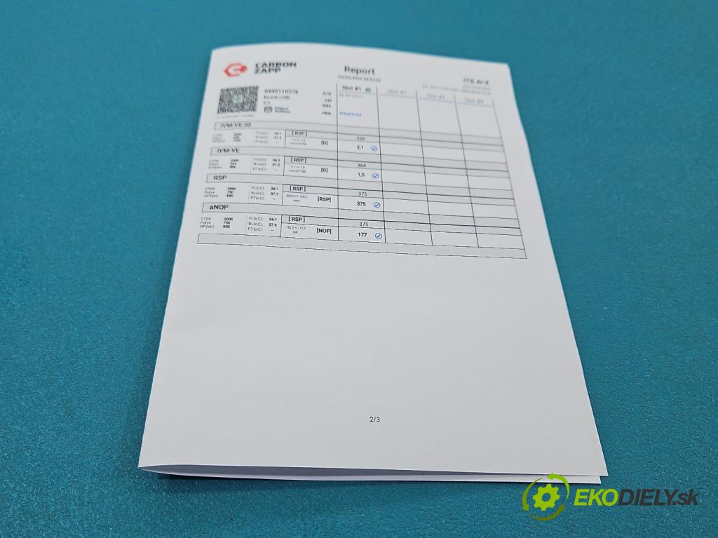 Opel Vectra C 2002-2008 1.9 cdti 120 hp manual 88 kW 1910 cm3 5- vstřikovač 0445110276 (Vstřikovač paliva)