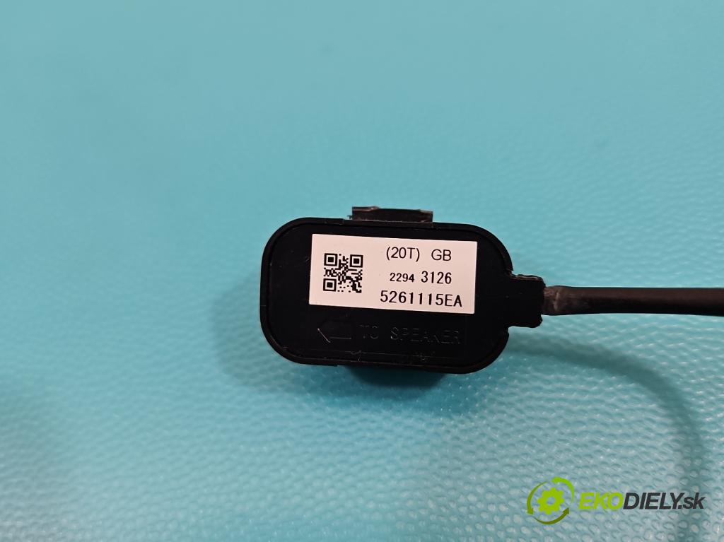 Opel Mokka A 2012-2019 1.4 T 140 hp manual 103 kW 1364 cm3 5- Mikrofon: 5261115EA