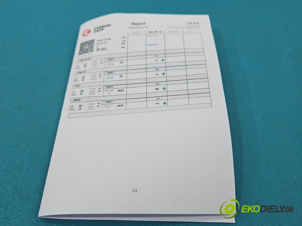 Opel Astra III 2004-2014 1.9 cdti 120 HP manual 88 kW 1910 cm3 5- vstrek 0445110159 (Vstrekovač paliva)