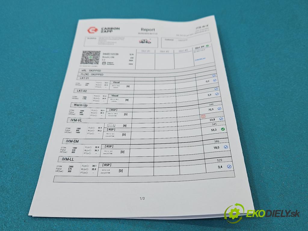 Opel Astra III 2004-2014 1.9 cdti 120 HP manual 88 kW 1910 cm3 5- vstrek 0445110159 (Vstrekovač paliva)