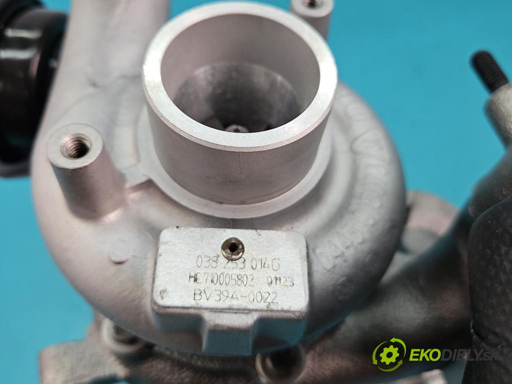 Skoda Octavia II 2004-2013 1.9 tdi 105 HP manual 77 kW 1896 cm3 5- turbodúchadlo, turbo repasovaná BV39A-0022