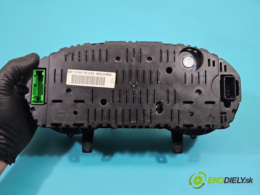 Seat Cordoba II 6L 2002-2008 1.4 tdi 75 HP manual 55 kW 1422 cm3 4- prístrojovka/ budíky 81071507 (Prístrojová doska)