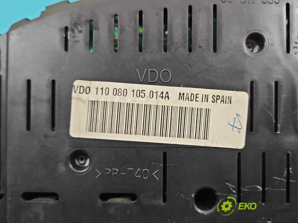 Seat Cordoba II 6L 2002-2008 1.4 tdi 75 HP manual 55 kW 1422 cm3 4- prístrojovka/ budíky 81071507 (Prístrojová doska)