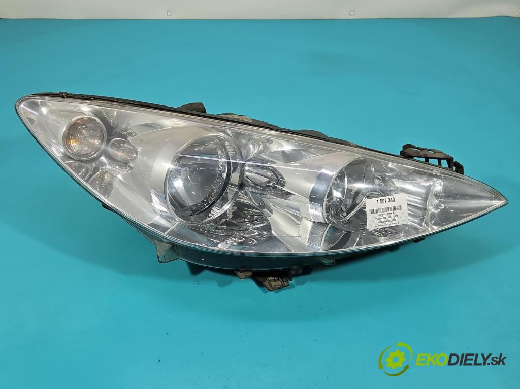 Peugeot 308 I 2007-2013 1.6 16V 120 HP manual 88 kW 1598 cm3 5- Reflektor: pravý 9656162480 (Svetlo predné pravé)