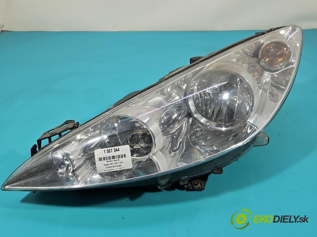Peugeot 308 I 2007-2013 1.6 16V 120 HP manual 88 kW 1598 cm3 5- Reflektor: ľavý 9656162580 (Kľučka dverí ostatné)