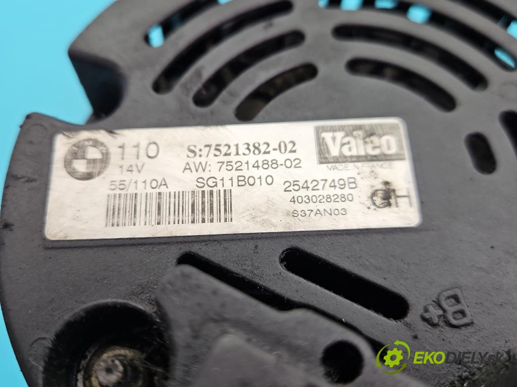 Bmw 3 E46 1998-2007 1.8 116 HP manual 85 kW 1796 cm3 3- Alternator 7521382 (Alternátor)