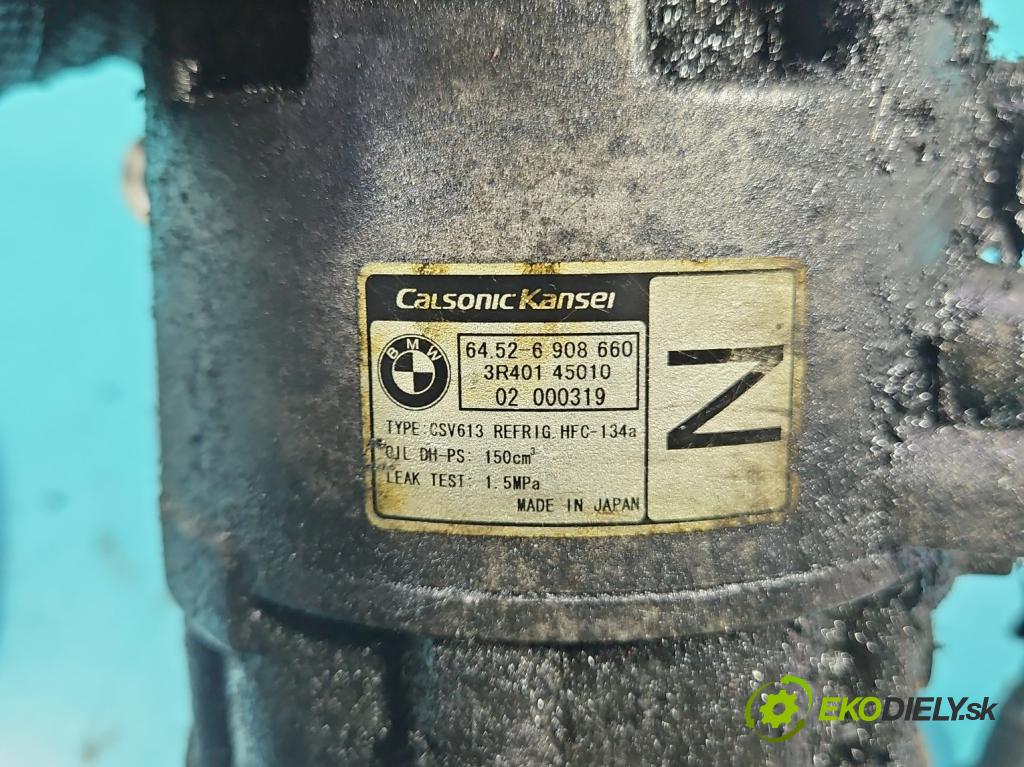 Bmw 3 E46 1998-2007 1.8 116 HP manual 85 kW 1796 cm3 3- Kompresor: klimatizácie 6908660 (Kompresor klimatizácie)