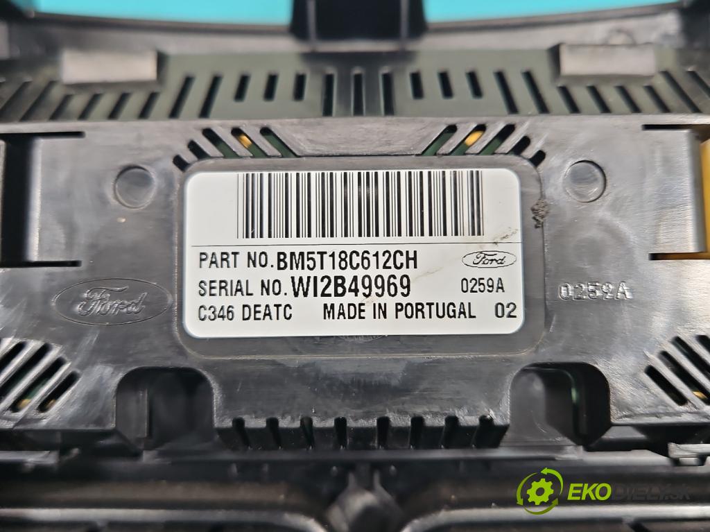 Ford Focus Mk3 2010-2018 1.6 tdci 116 hp manual 85 kW 1560 cm3 5- palubní deska panel topení BM5T18C612CH