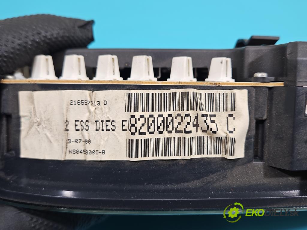 Renault Laguna I 1994-2001 1.6 16v 107 HP manual 79 kW 1598 cm3 5- prístrojovka/ budíky 8200022435C (Prístrojová doska)