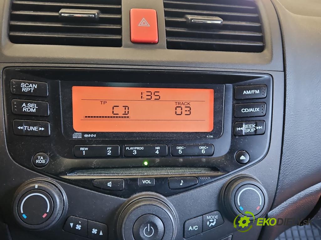 Honda Accord VII 2002-2008 2.0 16V 155 HP manual 114 kW 1998 cm3 4- Radio originál 39050-SEA-G110M1
